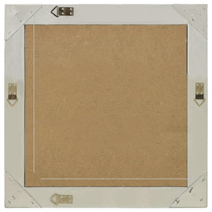 vidaXL Baroque Style Wall Mirror 60 x 60 cm Silver