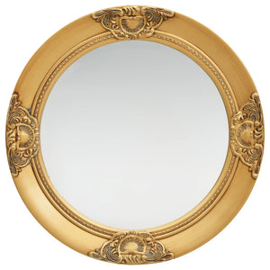 Barock Wandspiegel Golden 50 cm