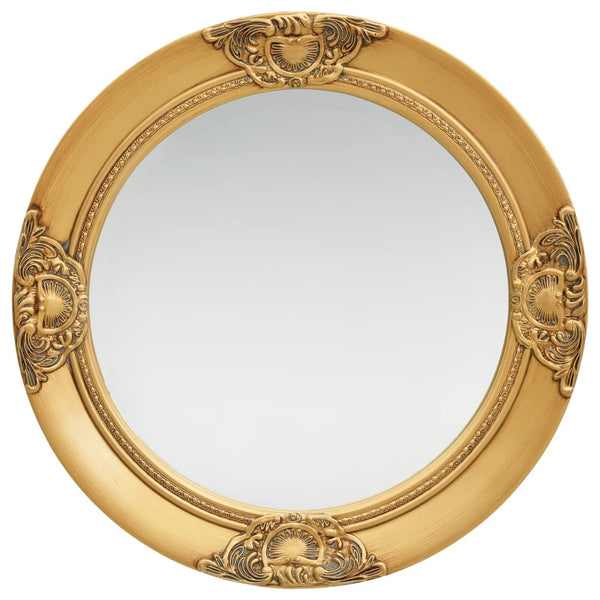 Barock Wandspiegel Golden 50 cm