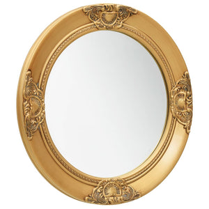Barock Wandspiegel Golden 50 cm