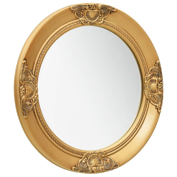 Barock Wandspiegel Golden 50 cm