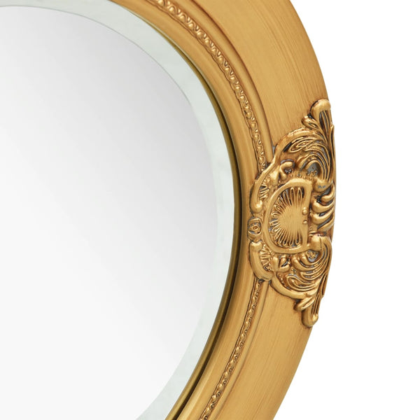 Barock Wandspiegel Golden 50 cm