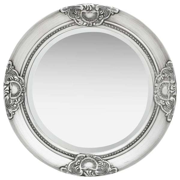 Barock Wandspiegel Silber 50cm