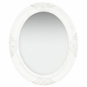 vidaXL Baroque Style Wall Mirror 50x60 cm White