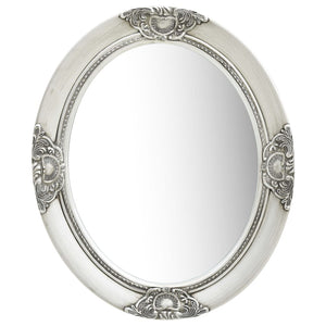 vidaXL Baroque Style Wall Mirror 50x60 cm Silver