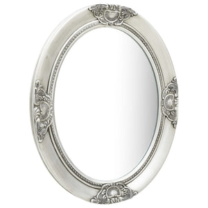 vidaXL Baroque Style Wall Mirror 50x60 cm Silver