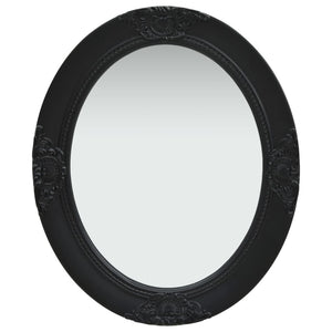 vidaXL Baroque-Style Wall Mirror 50x60 cm Black