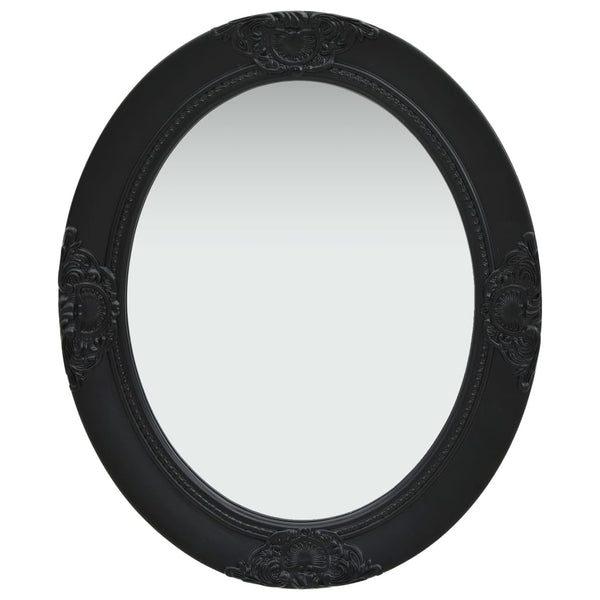 vidaXL Baroque-Style Wall Mirror 50x60 cm Black