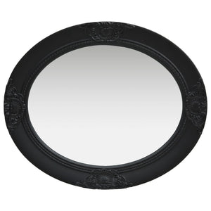vidaXL Baroque-Style Wall Mirror 50x60 cm Black