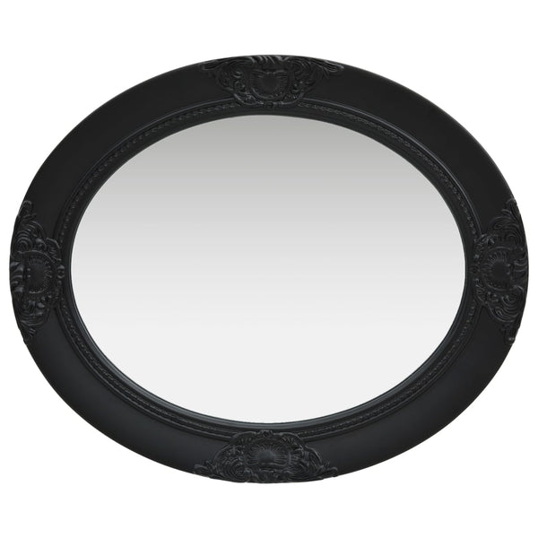 vidaXL Baroque-Style Wall Mirror 50x60 cm Black