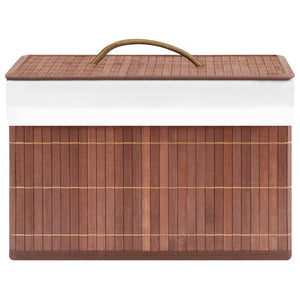 Bambus Aufbewahrungsboxen 4er-Set Braun