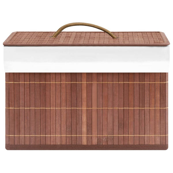 Bambus Aufbewahrungsboxen 4er-Set Braun