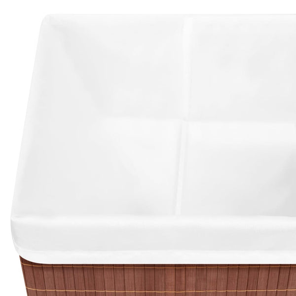 Bambus Aufbewahrungsboxen 4er-Set Braun