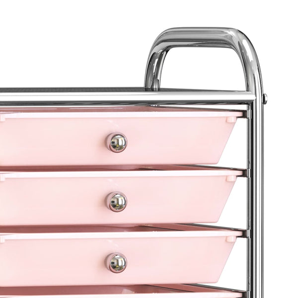 Schubladenwagen Ombre Rosa, 10 Schubladen