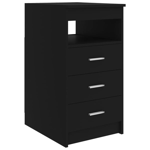 vidaXL Desk Black 140x50x76 cm Engineered Wood