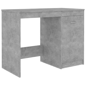 vidaXL Desk Concrete Gray 140x50x76 cm Engineered Wood
