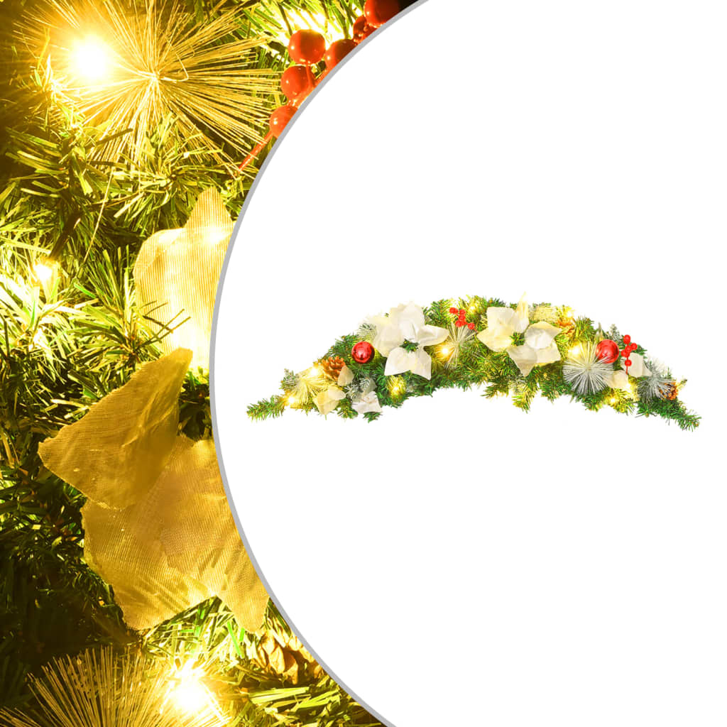 Weihnachts-Türbogen mit LED-Lichtern, 90cm