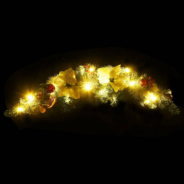 Weihnachts-Türbogen mit LED-Lichtern, 90cm