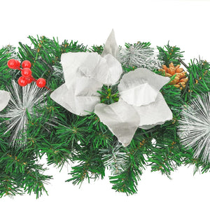 Weihnachts-Türbogen mit LED-Lichtern, 90cm