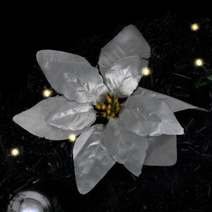 Weihnachts-Türbogen mit LED Lichtern, Schwarz, 90cm