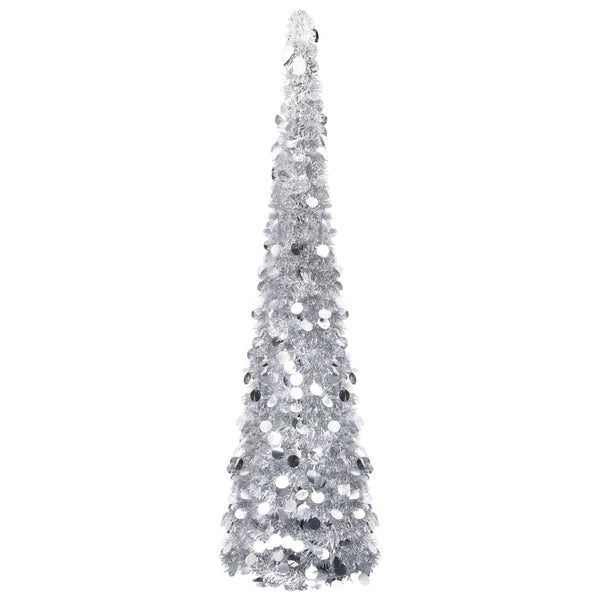 Silberner Pop-Up Weihnachtsbaum 180cm