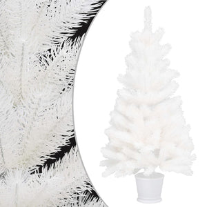 vidaXL Artificial Christmas Tree Realistic Needles White 90 cm