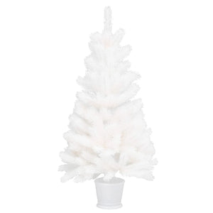 vidaXL Artificial Christmas Tree Realistic Needles White 90 cm