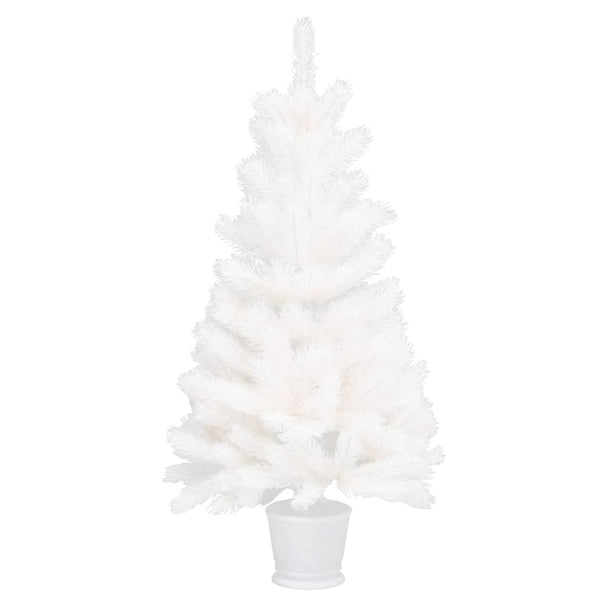 vidaXL Artificial Christmas Tree Realistic Needles White 90 cm