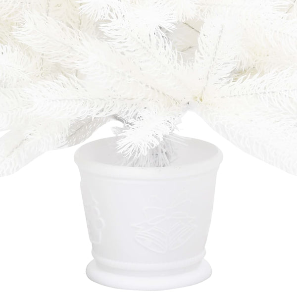 vidaXL Artificial Christmas Tree Realistic Needles White 90 cm