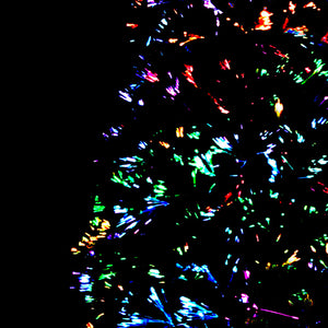 vidaXL Artificial Christmas Tree with Stand Green 180 cm Fiber Optic