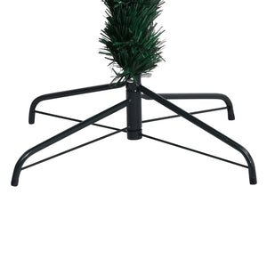 vidaXL Artificial Christmas Tree with Stand Green 180 cm Fiber Optic
