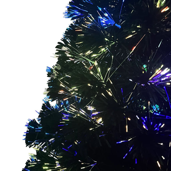 vidaXL Artificial Christmas Tree with Stand Green 180 cm Fiber Optic