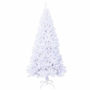 vidaXL Artificial Christmas Tree with Thick Branches White 180 cm PVC