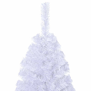 vidaXL Artificial Christmas Tree with Thick Branches White 180 cm PVC