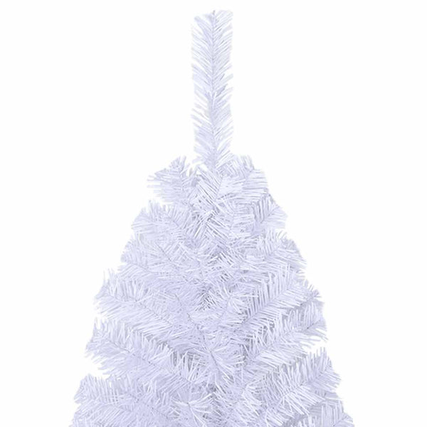 vidaXL Artificial Christmas Tree with Thick Branches White 180 cm PVC