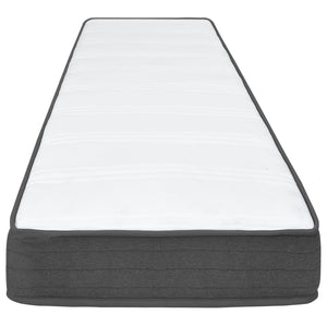 vidaXL Box Spring Bed Dark Grey Fabric 80x200 cm