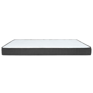 vidaXL Box Spring Bed Dark Grey Fabric 80x200 cm