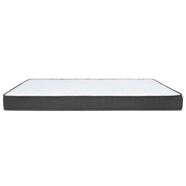 vidaXL Dark Grey Fabric Box Spring Bed 120x200 cm