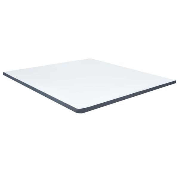 vidaXL Box Spring Bed Dark Grey Fabric 200x200 cm