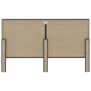 vidaXL Dark Grey Fabric Box Spring Bed 160x200 cm