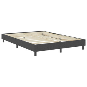 vidaXL Dark Grey Fabric Box Spring Bed 180x200 cm