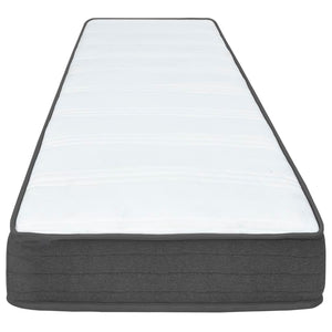 vidaXL Dark Grey Fabric Box Spring Bed 90x200 cm