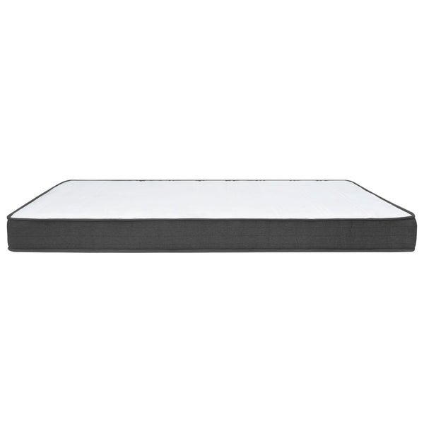 vidaXL Dark Grey Fabric Box Spring Bed 100x200 cm