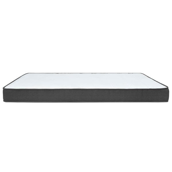 vidaXL Dark Grey Fabric Box Spring Bed 120x200 cm