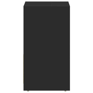 vidaXL Bathroom Cabinet Black 60x33x61 cm Engineered Wood