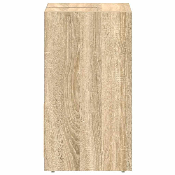 vidaXL Bathroom Cabinet Sonoma Oak 60x33x61 cm Engineered Wood