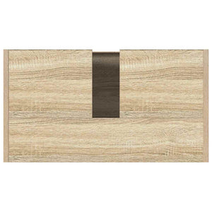 vidaXL Bathroom Cabinet Sonoma Oak 60x33x61 cm Engineered Wood