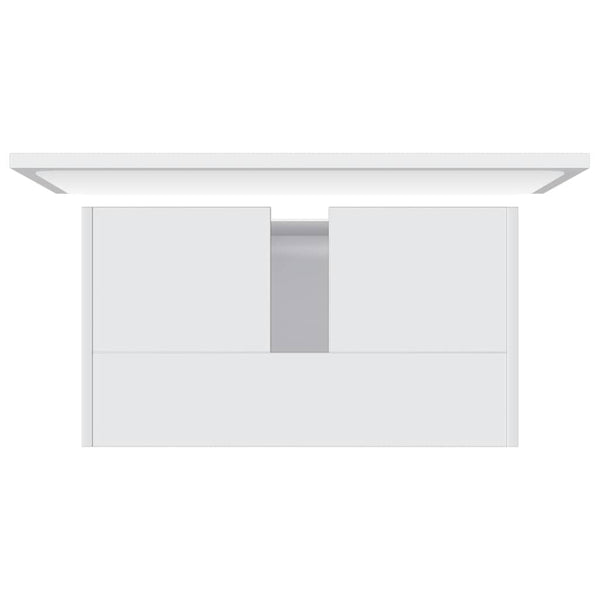 vidaXL Bathroom Furniture Set White Engineered Wood