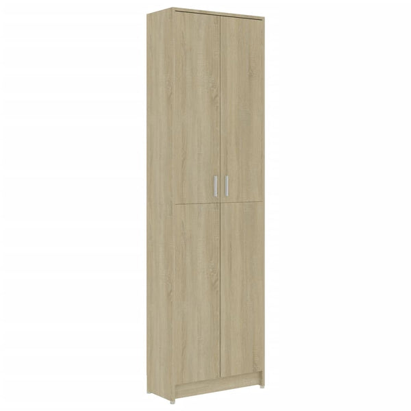 vidaXL Wardrobe Sonoma Oak 55x25x189 cm Engineered Wood