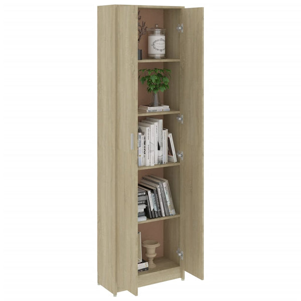 vidaXL Wardrobe Sonoma Oak 55x25x189 cm Engineered Wood